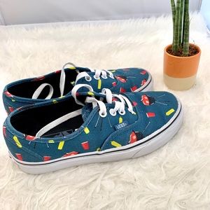 Vans Low Barbecue Skateboarding Shoes W6 M4.5